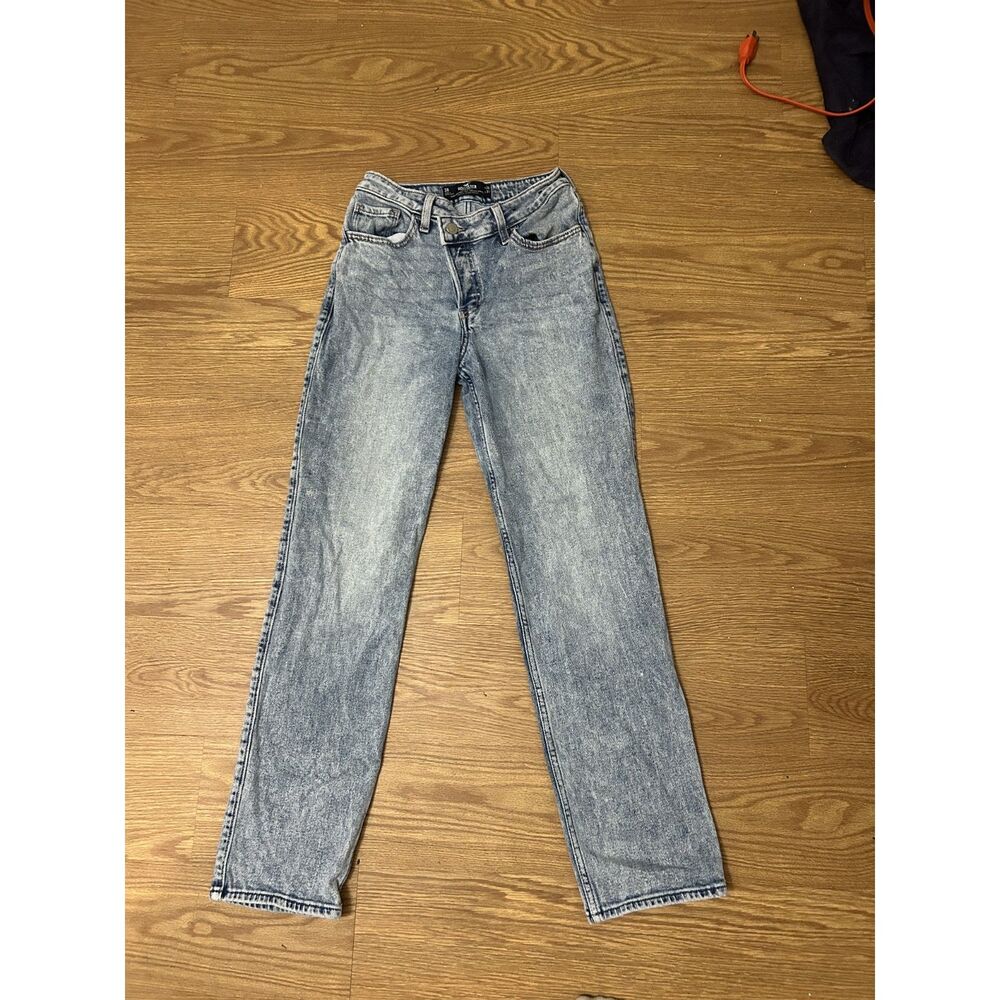 Holister Vintage Jeans -- High Waisted Multi Button Fly Jeans